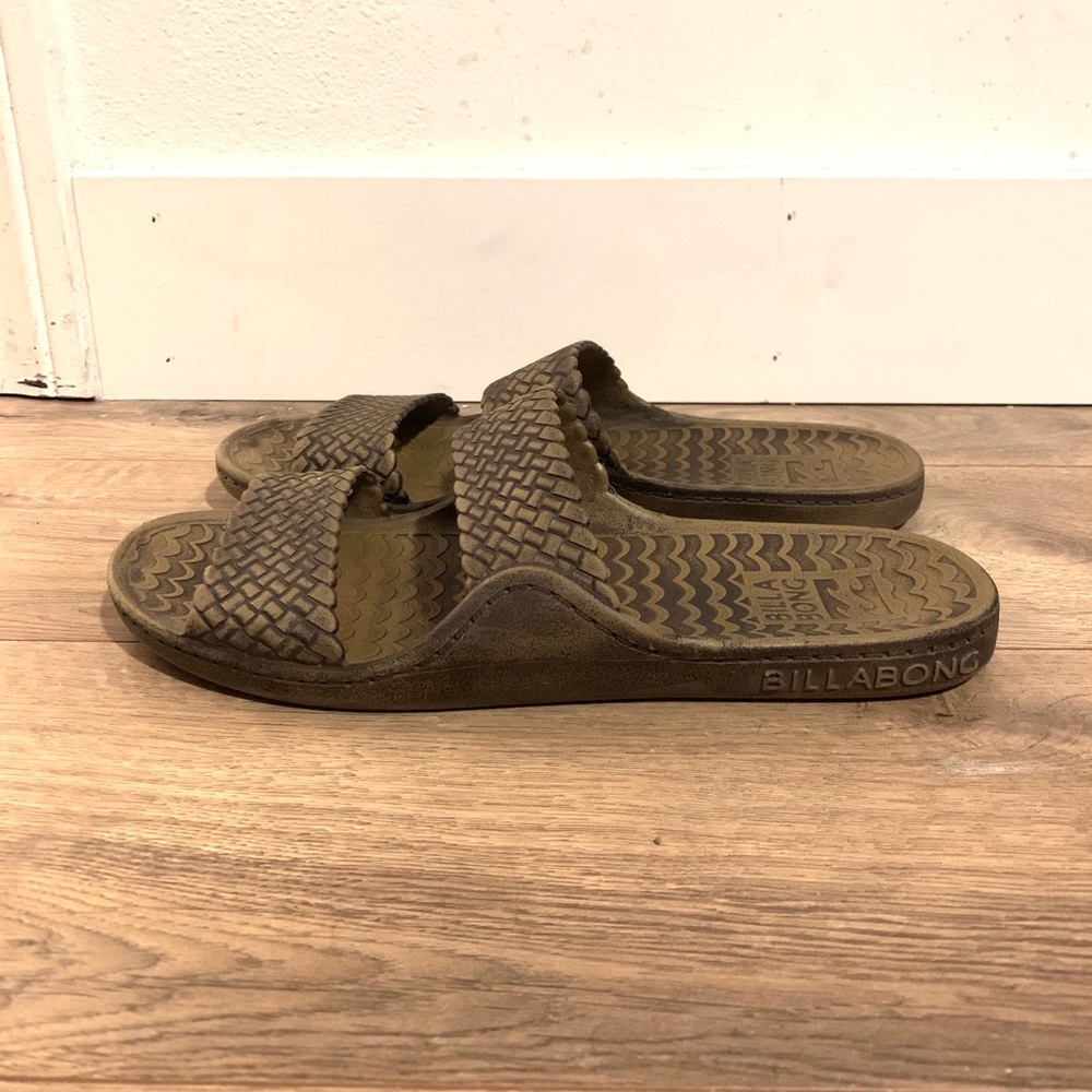 Brown distressed sandals